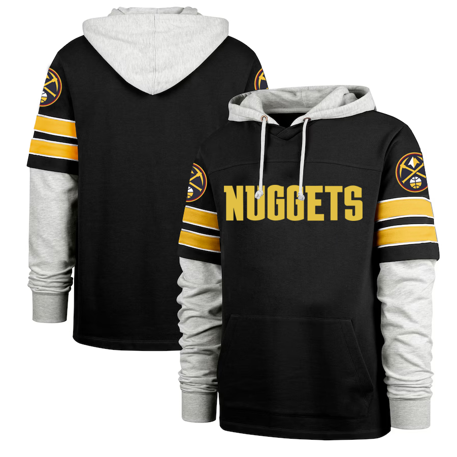 Men Denver Nuggets black 2024 NBA hoodie